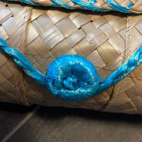 Summer straw handbag  - Picture 4 of 8